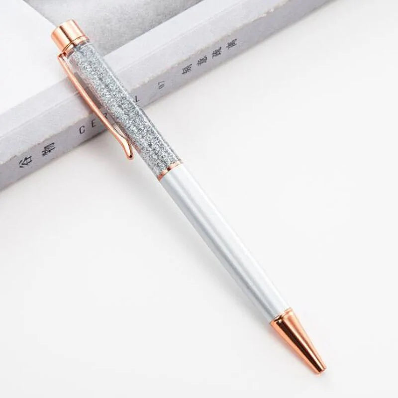 Custom Engraved Gold Foil Metal Ballpoint Pen with Laser Customization Options