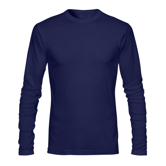 Navy Blue Long Sleeve Shirt