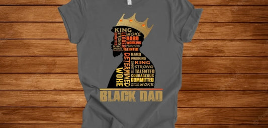 戴著皇冠的黑色爸爸