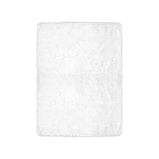 白色超柔軟微絨毛毯 30 英寸 x 40 英寸